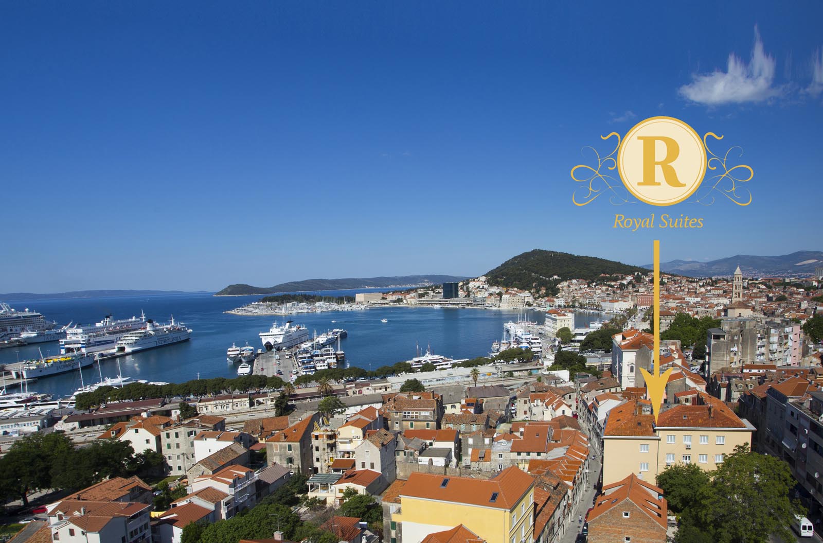 Royal Suites Split — Location